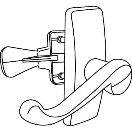 Strybuc Lever Latch White 17-25W